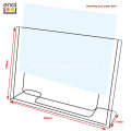 Hot Selling A5 Size PS Display Advertising and Exhibition Card Stand